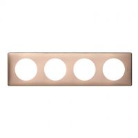 Logo Plaque cliane - mtal - 4 postes - copper 068994