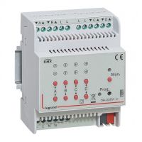 Logo Contrleur modulaire bus/knx - volets roulants - 4 sorties 2,1 a - 4 mod 002691