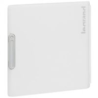 Logo Porte blanche  xl 125 - ip 40-ik 09 pour coffret 2 ranges rf. 401 612 401862