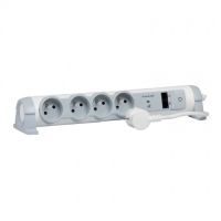 Logo Rallonge multiprise multimdia protge - 4x2p+t + 2 x rj45 - 4 x 2p+t - 1,5 m 050034