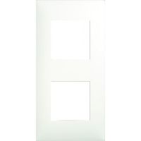 Logo Plaque espace evolution - 2 postes - blanc 64402