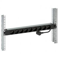 Logo Pdu 19'' 1 u lcs - 9x2p+t - cordon 3 m avec fiche 2p+t 16 a 646810