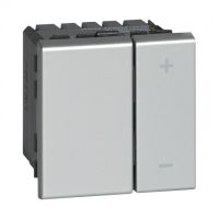 Logo Ecovariateur universel pour lampes co 2 fils prog mosaic - alu 079207