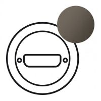Logo Enjoliveur cliane - prise sub d 9 ou vido hd 15 - graphite 067919