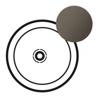 Logo Enjoliveur cliane - prise audio jack 3.5 mm - graphite 067817