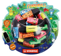 Logo Stabilo surligneur boss mini funnimals, pr�sentoir de 50 5550025
