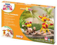 Logo Fimo kids kit de modelage create&play 'crazy animals' 57890131