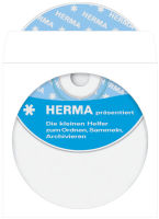 Logo Herma pochettes papier pour cd/dvd, avec fentre, blanc 6500799