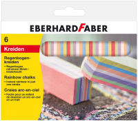 Logo Eberhard faber craie arc-en-ciel pour trottoir, tui en 57526500