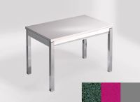 Logo Table mensa ext 100x60 - plateau stellar verde - pieds argent - ceinture en bois laque magenta energ 2320_stellar-verde_argent_b