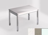 Logo Table mensa 110x70 extension mlamin - plateau blanco maple - pieds blanc - ceinture en bois laque  2332_blanco-maple_blanc_bl-
