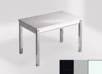 Logo Table mensa 110x70 extension mlamin - plateau negro tebas - pieds blanc - ceinture en bois laque a 2332_negro-tebas_blanc_bl-a