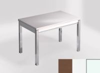 Logo Table mensa 100x60 extension melamin - plateau gedatsu - pieds blanc - ceinture en bois laque blanc 2331_gedatsu_blanc_bl-blanc