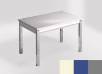 Logo Table mensa ext 110x70 - plateau haiku - pieds argent - ceinture en bois laque bleu enjoy 2321_haiku_argent_bl-bleu-enjoy