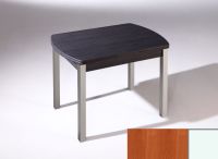 Logo Table hercule ext. 105x60 - plateau cerisier - pieds blanc - ceinture en polymere cerisier 2902_cerisier_blanc_pl-cerisier