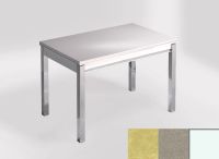 Logo Table mensa ext 110x70 - plateau rhine - pieds blanc - ceinture en bois laque inox 2321_rhine_blanc_bl-inox
