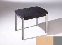 Logo Table hercule ext 115x75 - plateau hetre - pieds argent - ceinture en polymere hetre 2903_hetre_argent_pl-hetre