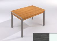 Logo Table mensa ext 110x70 - plateau cendre - pieds blanc - ceinture en polymere cendre 2038_cendre_blanc_pl-cendre