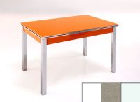 Logo Table mensa ext 135x80 - plateau extra white - pieds blanc - ceinture en bois laque inox 2045_extra-white_blanc_bl-inox