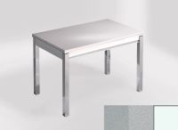 Logo Table mensa 110x70 extension m�lamin� - plateau khenso - pieds blanc - ceinture en bois laque argent 2332_khenso_blanc_bl-argent