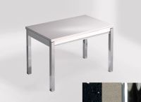 Logo Table mensa ext 100x60 - plateau stellar negro - pieds chrome - ceinture en bois laque inox 2320_stellar-negro_chrome_bl-inox
