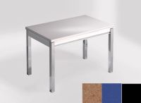 Logo Table mensa ext 100x60 - plateau coral troya - pieds noir - ceinture en bois laque bleu enjoy 2320_coral-troya_noir_bl-bleu-enjo