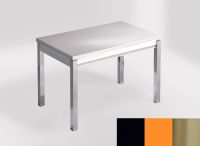 Logo Table mensa ext 110x70 - plateau tao - pieds inox - ceinture en bois laque orange 2321_tao_inox_bl-orange