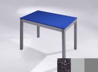Logo Table licorne 70x70 - h75 - plateau ebony  pearl - pieds argent - ceinture en bois laque argent 3133_ebony--pearl_argent_bl-arge