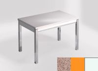 Logo Table mensa ext 100x60 - plateau stellar rojo - pieds blanc - ceinture en bois laque orange cool 2320_stellar-rojo_blanc_bl-oran