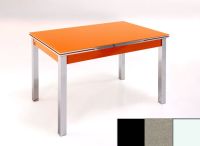 Logo Table mensa ext 100x60 - plateau noir - pieds blanc - ceinture en bois laque inox 2035_noir_blanc_bl-inox