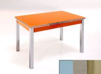 Logo Table mensa ext 110x70 - plateau gris - pieds inox - ceinture en bois laque inox 2040_gris_inox_bl-inox