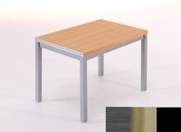 Logo Table saturne ext 100x60 - plateau cendre - pieds noir - ceinture en metalique inox 2795_cendre_noir_mt-inox