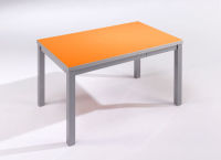 Logo Table saturne ext 110x70 - plateau vert - pieds noir - ceinture en metalique noir 2701_vert_noir_mt-noir