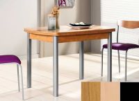 Logo Table hercule 120x70 - plateau chene - pieds noir - ceinture en bois laque hetre 1995_chene_noir_bl-hetre