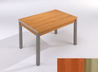 Logo Table mensa ext 135x80 - plateau cerisier - pieds inox - ceinture en polymere cerisier 2044_cerisier_inox_pl-cerisier