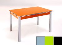 Logo Table mensa ext 100x60 - plateau gris - pieds noir - ceinture en bois laque vert 2035_gris_noir_bl-vert