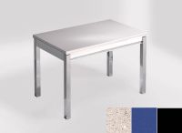 Logo Table mensa ext 110x70 - plateau stellar blanco - pieds noir - ceinture en bois laque bleu enjoy 2321_stellar-blanco_noir_bl-ble