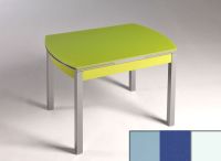 Logo Table hercule 105x60 - plateau gris - pieds blanc - ceinture en bois laque bleu enjoy 1989_gris_blanc_bl-bleu-enjoy