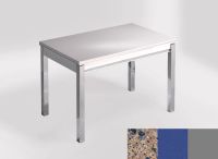 Logo Table mensa ext 110x70 - plateau azul ugarit - pieds argent - ceinture en bois laque bleu enjoy 2321_azul-ugarit_argent_bl-bleu-