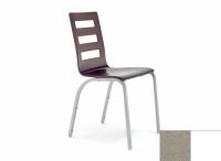 Logo Chaise edelweiss - assise en laque inox - pieds blanc 1907_la-inox_blanc