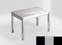 Logo Table mensa ext 110x70 - plateau tao - pieds noir - ceinture en bois laque argent 2321_tao_noir_bl-argent
