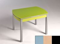 Logo Table hercule 115x75 - plateau gris - pieds noir - ceinture en bois laque hetre 1992_gris_noir_bl-hetre