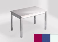 Logo Table mensa ext 110x70 - plateau magenta energy - pieds blanc - ceinture en bois laque bleu enjoy 2321_magenta-energy_blanc_bl-b