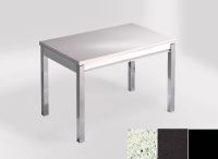 Logo Table mensa ext 100x60 - plateau blanco dali - pieds noir - ceinture en bois laque noir 2320_blanco-dali_noir_bl-noir