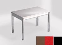 Logo Table mensa ext 100x60 - plateau gedatsu - pieds noir - ceinture en bois laque rouge 2320_gedatsu_noir_bl-rouge