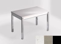 Logo Table mensa ext 100x60 - plateau mont blanc - pieds noir - ceinture en bois laque inox 2320_mont-blanc_noir_bl-inox