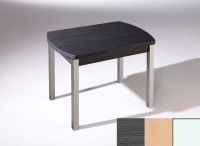 Logo Table hercule ext 115x75 - plateau cendre - pieds blanc - ceinture en polymere hetre 2903_cendre_blanc_pl-hetre