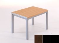 Logo Table saturne ext 100x60 - plateau wengue - pieds noir - ceinture en metalique noir 2795_wengue_noir_mt-noir