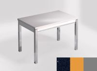 Logo Table mensa ext 100x60 - plateau stellar marina - pieds argent - ceinture en bois laque jaune dream 2320_stellar-marina_argent_b
