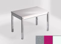Logo Table mensa ext 100x60 - plateau aluminium nube - pieds blanc - ceinture en bois laque magenta energ 2320_aluminium-nube_blanc_b